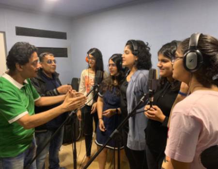 Student vocal performance at AMA event